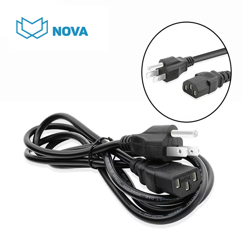 Dây nguồn 3 chân C13 dài 3m mã NV-53006A, 16AWG công xuất 13A cao cấp